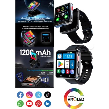 Vionex CALL668 5g Akıllı Saat Android 11 2.64 ekran 64 GB Fiyatı
