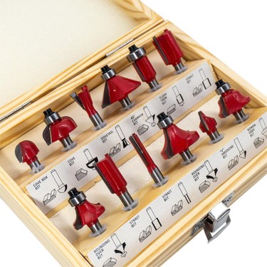 Rox Wood 0309 Ahşap Freze Seti 12 Parça (Sap: 6mm) Fiyatı