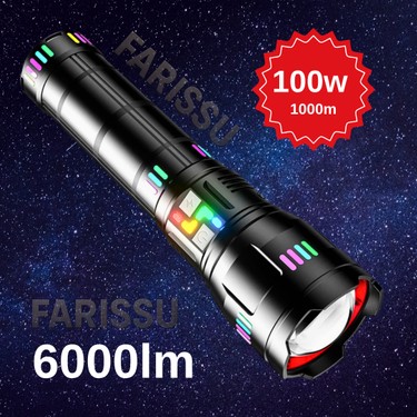 212 Farissu OR-W518 Ultra Güçlü Beyaz Lazer LED El Feneri | Fiyatı
