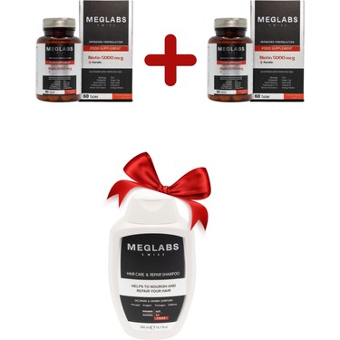 Meglabs 2 Adet Meglab's Hair Multivitamin (300 ml Bakım Fiyatı