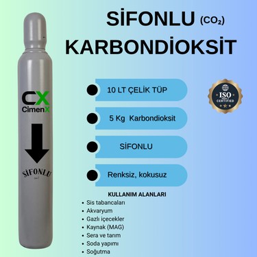from CO2おまとめ Cimenx Co2 Sifonlu 10 Lt Çelik Tüp Gaz-Karbondioksit- Fiyatı