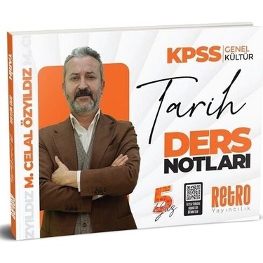 Retro 2026 Kpss Tarih 5yüz Ders Notları - Mehmet Celal Kitabı