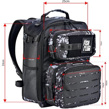 Fujin Proaji Back Pack Black Camo Balıkçı Sırt Çantası Fiyatı