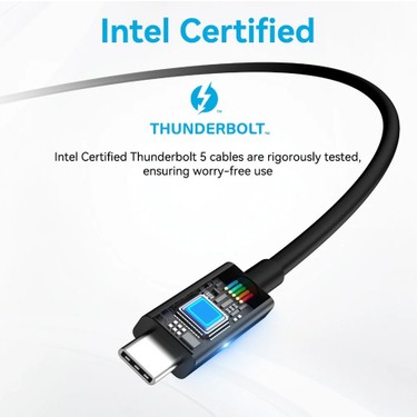 Pmr Thunderbolt 5 Type-C Kablo – 240W Hızlı Şarj, 120GBPS Fiyatı