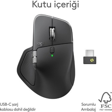Logitech Mx Master 4 Kablosuz Mouse- Grafit Fiyatı