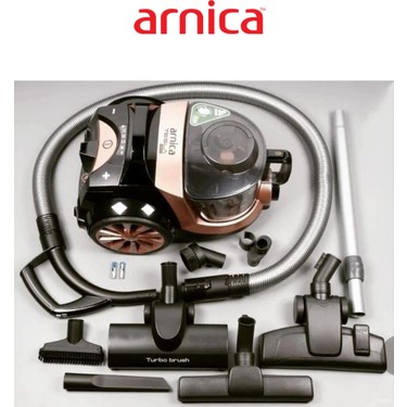 Arnica Turbo Başlıklı Premium Torbasız Süpürge, Hepa 13 Fiyatı