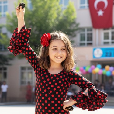 Woodycord Çocuk Kırmızı Saten Gül Klips Toka Fiyatı