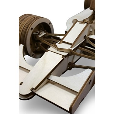 Algwood Formula 1 Ahşap Yarış Arabası Maketi - 211 Parça 3D Fiyatı