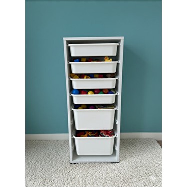 Decosense 6 Çekmeceli Çok Amaçlı Oyuncak Dolabı ve Saklama Fiyatı