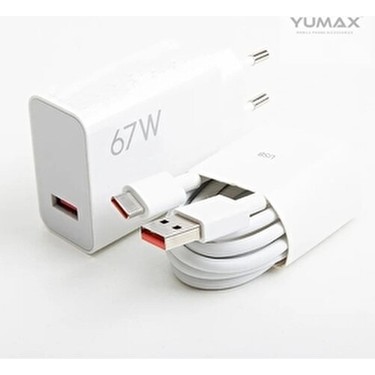 Yumax 67 Watt Turbo Göstergeli Hızlı Şarj Aleti Tüm Mi Redmi Fiyatı