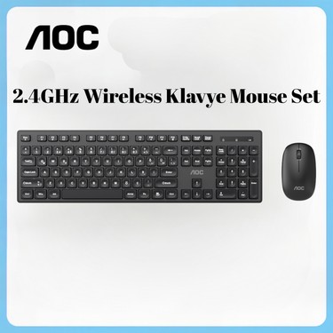 Aoc KM300 Kablosuz Klavye Mouse Seti, 2.4ghz, Sessiz Yazım, Fiyatı