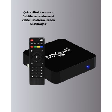 Android Tv Box 4K – 2gb Ram 16GB Rom, Kablosuz Wi-Fi Medya Fiyatı