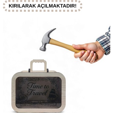 Ornavia Parabox - 50.000TL Kumbara - Ahşap Para Biriktirme Fiyatı