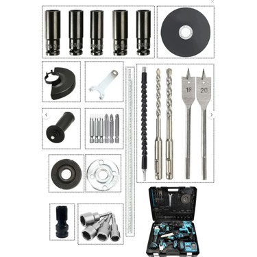 Stilmax 388VF 10AH 6'lı Set Kırıcı Delici Matkap Taşlama Fiyatı