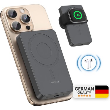 Woyax All In Magsafe Powerbank 10.000MAH 20W Hızlı Fiyatı