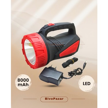El Feneri Projektör Şarjlı Tiger Torch TR-2630 - Şarjlı El Fiyatı