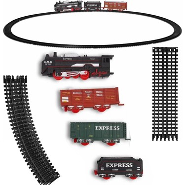 Smartfox Vintage Express Işıklı Pilli Tren 18 Parça Oyun Fiyatı