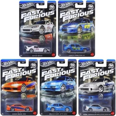 Hot Wheels Fast & Furious Graphic Remix Serisi 5'li Set Fiyatı