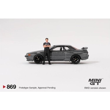 Mini Gt 869 Nissan Skyline Gt-R (R32) Gunmetal W/ Matsuda Fiyatı