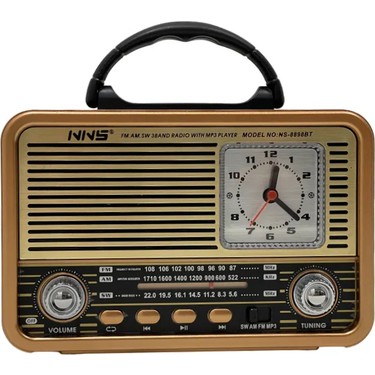 【中古】［CD］Nigh Train [Analog] Nns NS-8898 Nostalji Analog Saatli Radyo Bluetooth Hoparlör Fiyatı