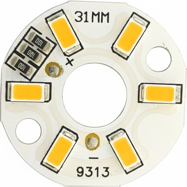 Robiz 5730 5V 3W 31MM Sarı LED Modül Aluminyum Pcb 6 LED Fiyatı