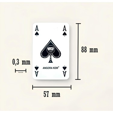 MSMETİCARET Angora Kem Kutulu Plastik Iskambil Oyun Kağıdı Fiyatı