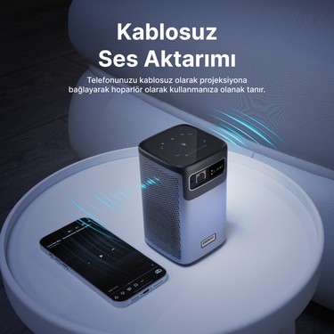 Everest PJ-DLP21 Gri 8000MAH Oto Odaklamalı 960*540 4K Fiyatı