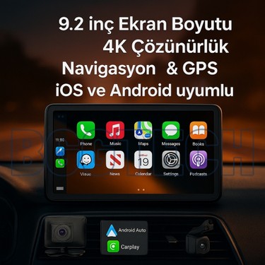 BGG Tech X2 Carplay Akıllı Araç Ekranı Apple Android Uyumlu Fiyatı
