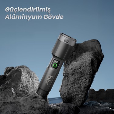 Bix BX5101FL 2300 Lümen 60W Led El Feneri Teleskopik Zoom Fiyatı
