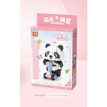 Vagonlıfe Loz 8801 Cute Pet Allıance Panda Scooter 320 Parça Fiyatı