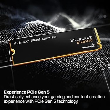 SN8100 2 Tb Pcıe 5.0x4 Nvme M.2 Ssd, 14.900 Mb/s / 14.000 Fiyatı