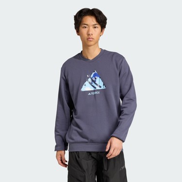 Adidas TERREX KE2318 TERREX SNOW GRAPHIC CREW Sweatshirt Fiyatı