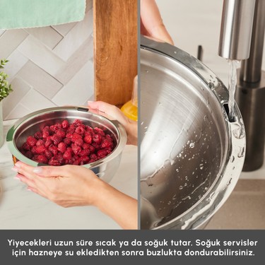 Karaca Mutfaksever Ice Hot Bowl Çift Cidarlı ve Su Hazneli Fiyatı