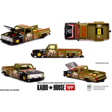 Mini GT 1/64 Chevrolet Silverado “Sumatran Rhino” KAIDO x Fiyatı