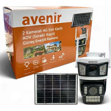 Avenir 6MP 2 Kameralı 4g Solar Kamera AV-S425 Fiyatı