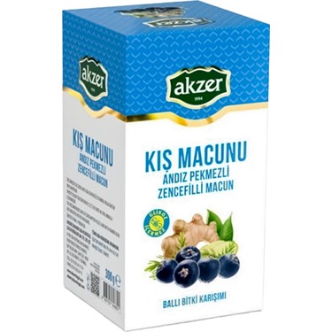 Akzer Andız Pekmezli Zencefilli Macun 300 gr | Kış Macunu Fiyatı