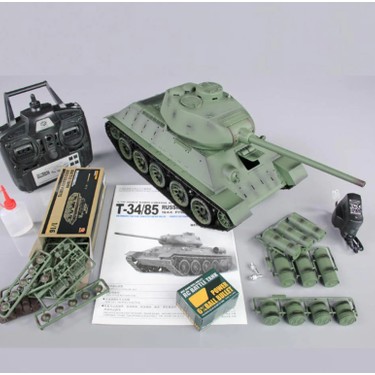 Heng Long 1/16 Russia T-34/85 Rc Tank (7.0 V) Ses/ışık/duman Fiyatı