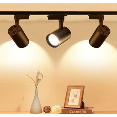 Gnl 1 Metre Raylı 3 Adet 30W LED Ray Spot LED Vitrin Mağaza Fiyatı