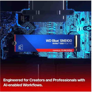 Wd Blue SN5100 500GB Nvme SSD Pcle 4.0 Okuma 6600MS - Yazma Fiyatı