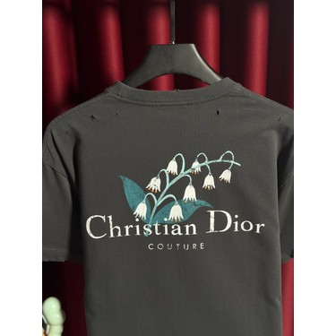 Erkek T-Shirt Siyah - Christian Dior Klasik Tarz Koleksiyonu Fiyatı