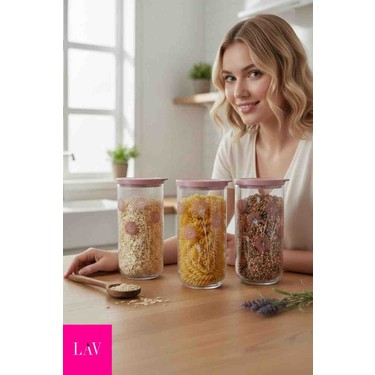Lav Duo 6lı Kavanoz & Saklama Kabı (1400CC) Fiyatı