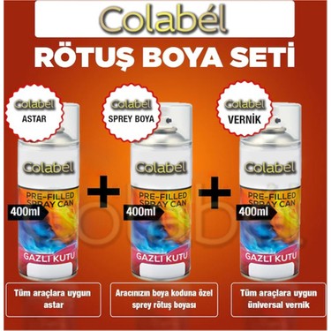 Ford Kod: Kumsal Gri Diffused Silver 400ML Sprey Rötuş Boya Fiyatı