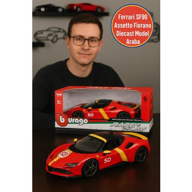 Toyfest 1:18 Ferrari SF90 Assetto Fiorano Lisanslı Diecast Fiyatı