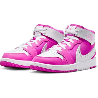 シューズ(女性用) NikeGS Air Jordan 1 Mid Pink Nike Air Jordan 1 Mid Rm Easyon fire Pink Fiyatı