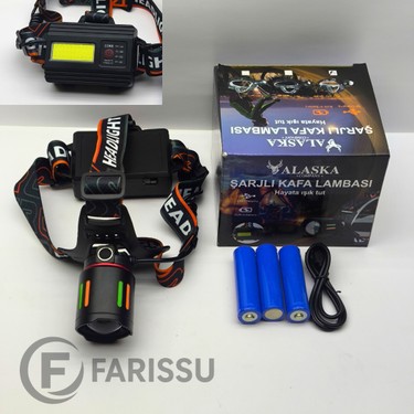 212 Farissu Alaska Profesyonel 30W Lazer LED Şarjlı Kafa Fiyatı