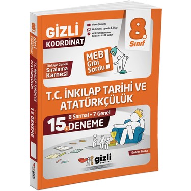Gizli Yayınları Gizli LGS 8. Sınıf T.C. İnkılap Tarihi ve Kitabı