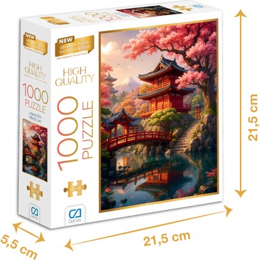 Ca Games Japon Evi - 1000 Parçalı Puzzle - 48 x 68 cm Fiyatı