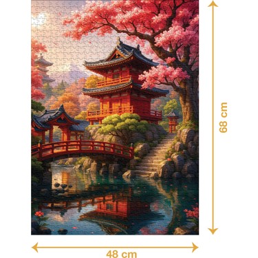 Ca Games Japon Evi - 1000 Parçalı Puzzle - 48 x 68 cm Fiyatı