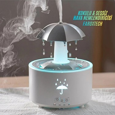 Light Mellow 「Sunshine」 FaroxTech Şemsiye Tasarımlı Rgb Işıklı Aroma Difüzör & Fiyatı