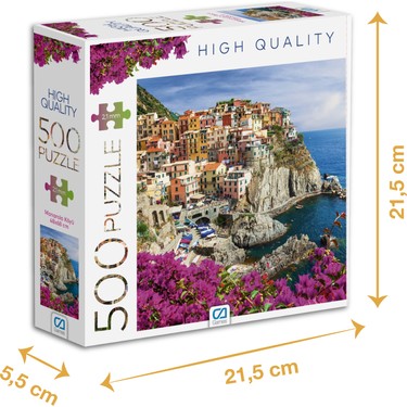 Punpee 5lack レコード 2枚セット　バラ売り不可 Ca Games Manarola Köyü - 500 Parçalı Puzzle Fiyatı